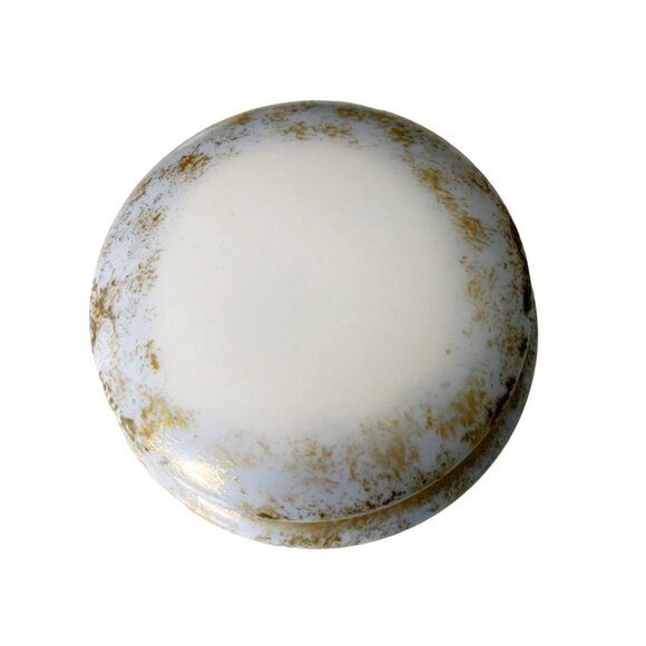 Vintage Limoges France Porcelain Lidded PowderJar Trinket Dish - Picture 1 of 8